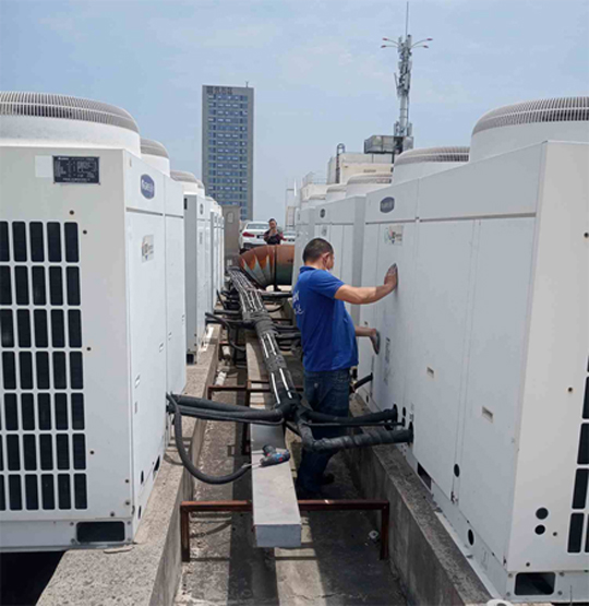 京口中央空调制热和不制冷系统维修方法